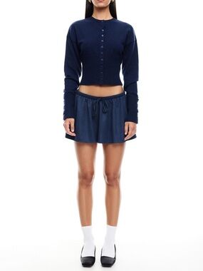 Lioness Head In The Clouds Cardigan in Navy